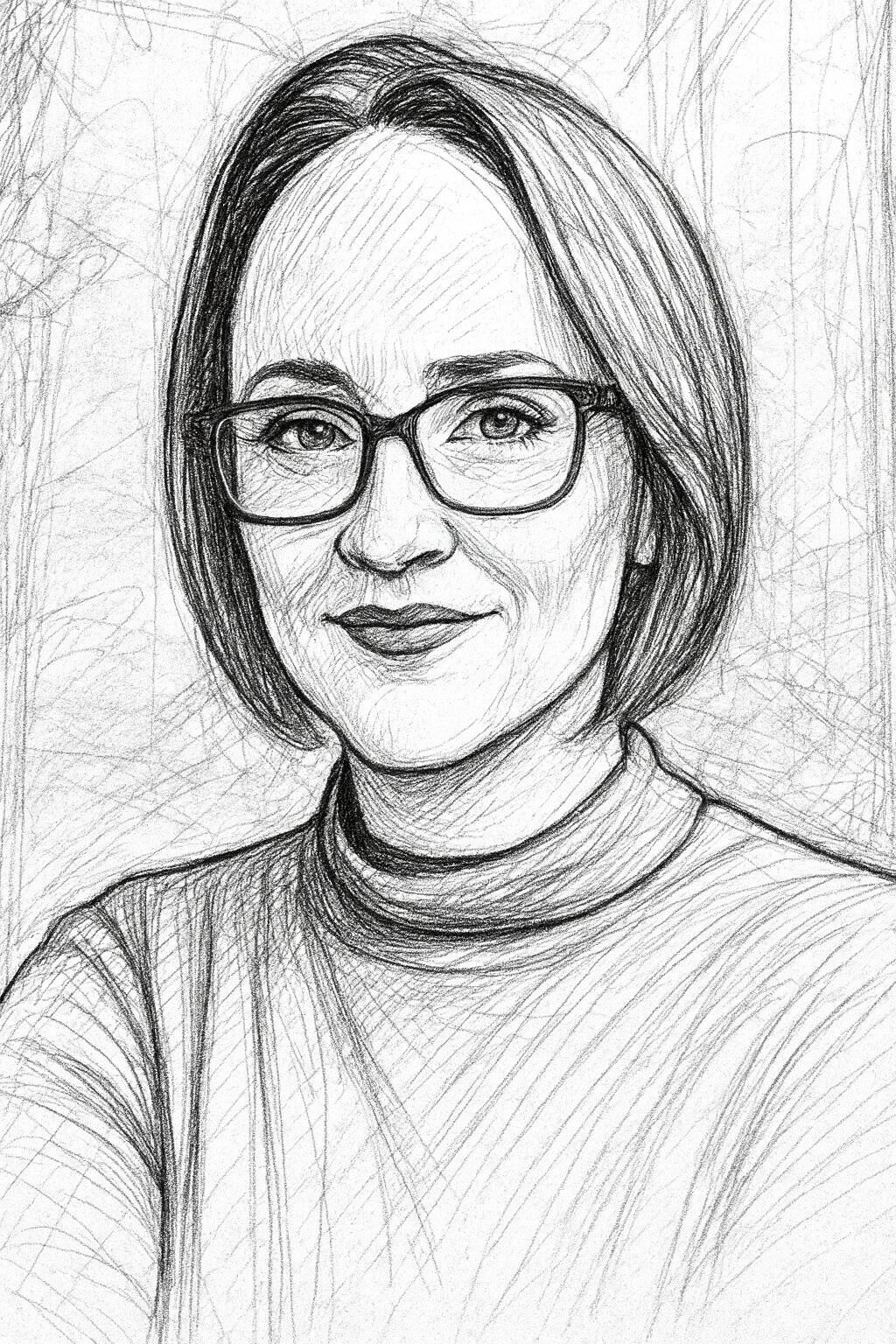 Sarah Peck Line Drawing